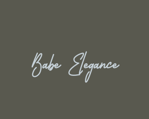 Elegant Handwriting Script logo design