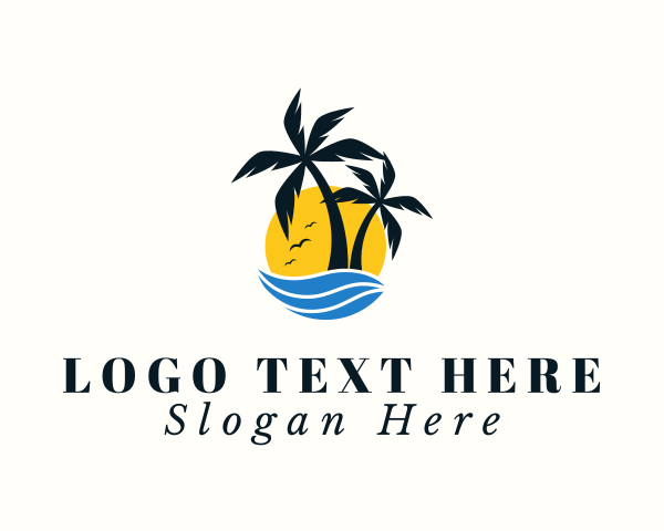 Surfing logo example 2