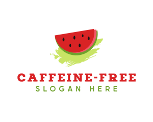 Sweet Watermelon Fruit logo design