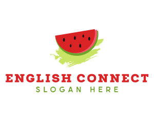 Sweet Watermelon Fruit logo design