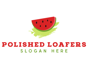 Sweet Watermelon Fruit logo design