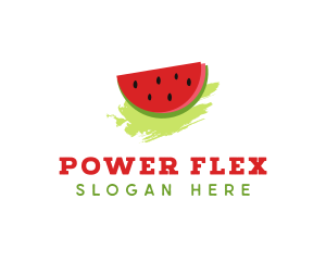 Sweet Watermelon Fruit logo design