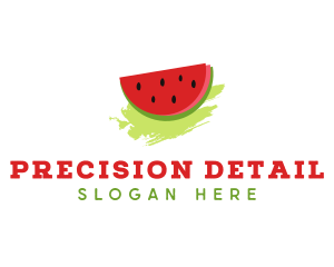 Sweet Watermelon Fruit logo design