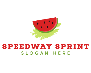 Sweet Watermelon Fruit logo design