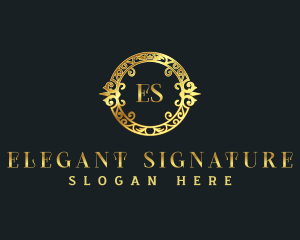 Luxury Wedding Fashion logo design