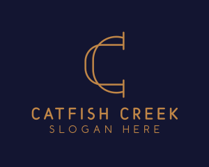 Elegant Business Letter C logo