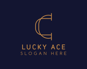 Elegant Business Letter C logo design