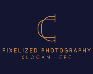 Elegant Business Letter C logo design