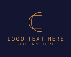 Letter C - Minimalist Elegant Letter C logo design