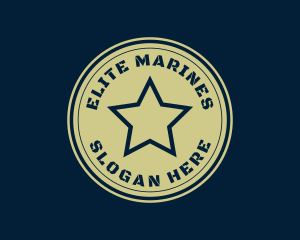 Military Star Badge logo