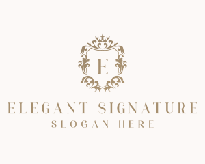 Elegant Royal Shield logo design