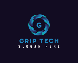 Digital Startup Tech logo design