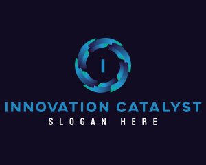 Digital Startup Tech logo design