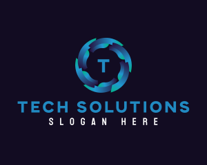 Digital Startup Tech logo design