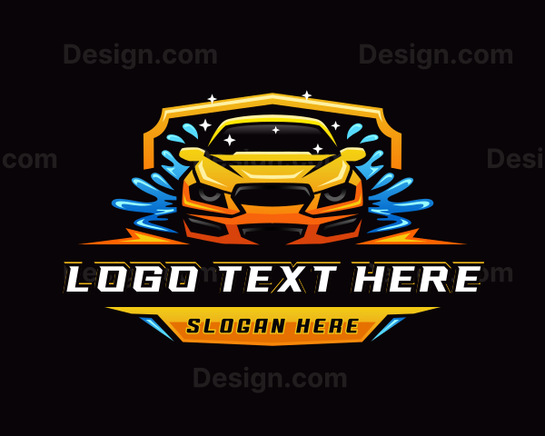 Car Wash Automotive Logo