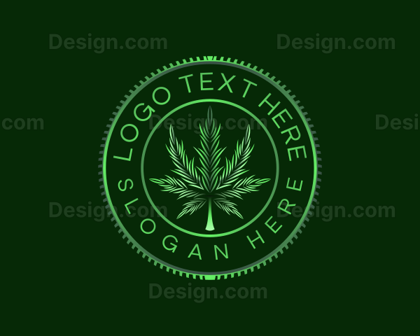 Marijuana Plant Cannabis Logo