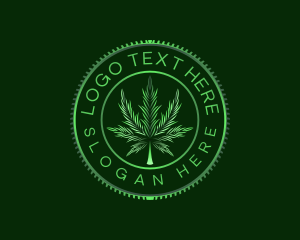 Marijuana Plant Cannabis logo