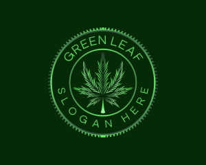 Marijuana Plant Cannabis logo