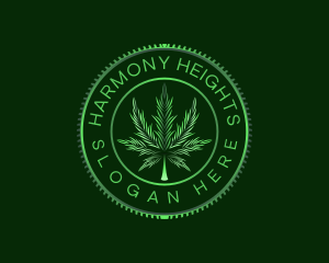 Marijuana Plant Cannabis logo