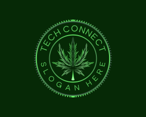 Marijuana Plant Cannabis logo