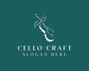 Cello Musician Concert logo