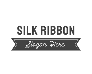 Ribbon Banner Business logo design