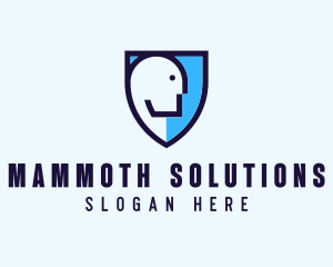 Human Face Shield logo design