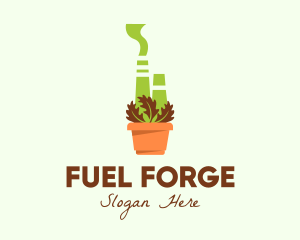 Herbal Power Plant  logo design