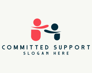 Community Support People logo design