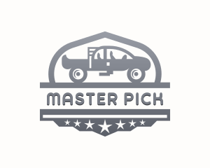 Pick-Up Truck Garage logo design