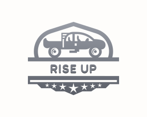 Pick-Up Truck Garage logo design