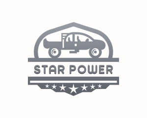 Pick-Up Truck Garage logo design