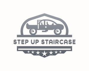 Pick-Up Truck Garage logo design