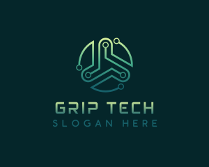 Tech Circuitry Software logo design