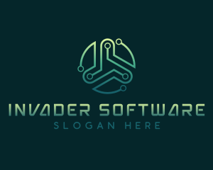 Tech Circuitry Software logo design