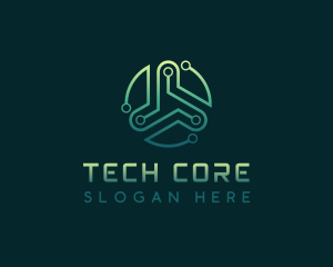 Tech Circuitry Software logo design