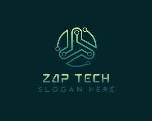 Tech Circuitry Software logo design