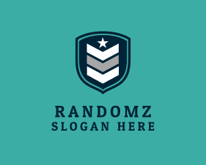 Military Rank Shield Logo