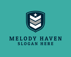 Military Rank Shield logo