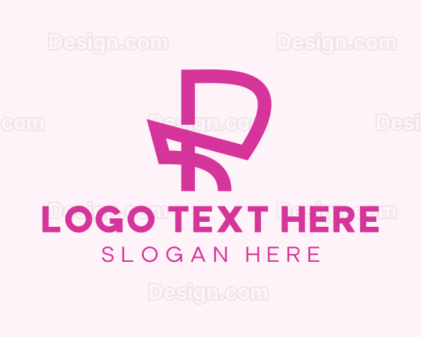 Pink Letter R Logo