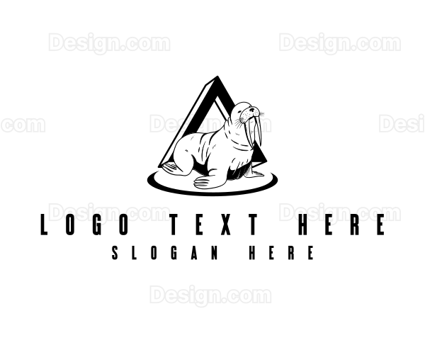 Iceberg Mountain Walrus Logo