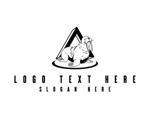 Iceberg Mountain Walrus logo