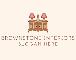 Antique Interior Furnishing logo design