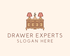 Antique Interior Furnishing logo design