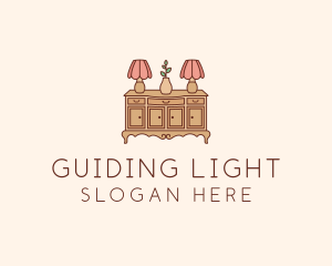 Antique Interior Furnishing logo design