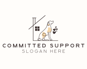 Dog Care Shelter logo design