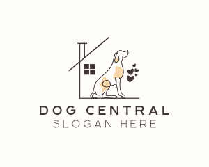 Dog Care Shelter logo design