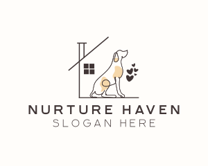 Dog Care Shelter logo design