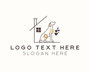 Shelter - Dog Care Shelter logo design