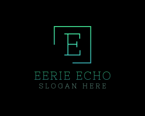 Serif Square Fashion Boutique logo design